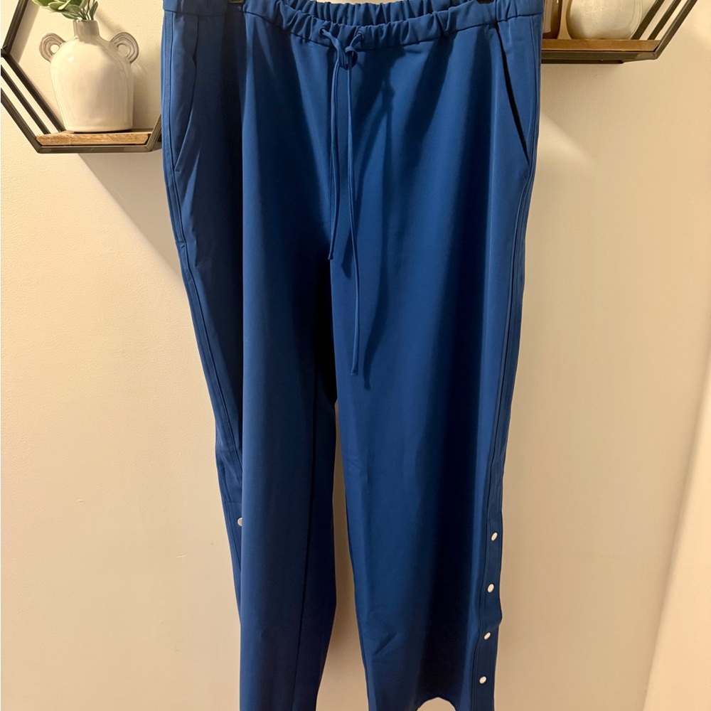 Athleta Snap Track Pants Sz L